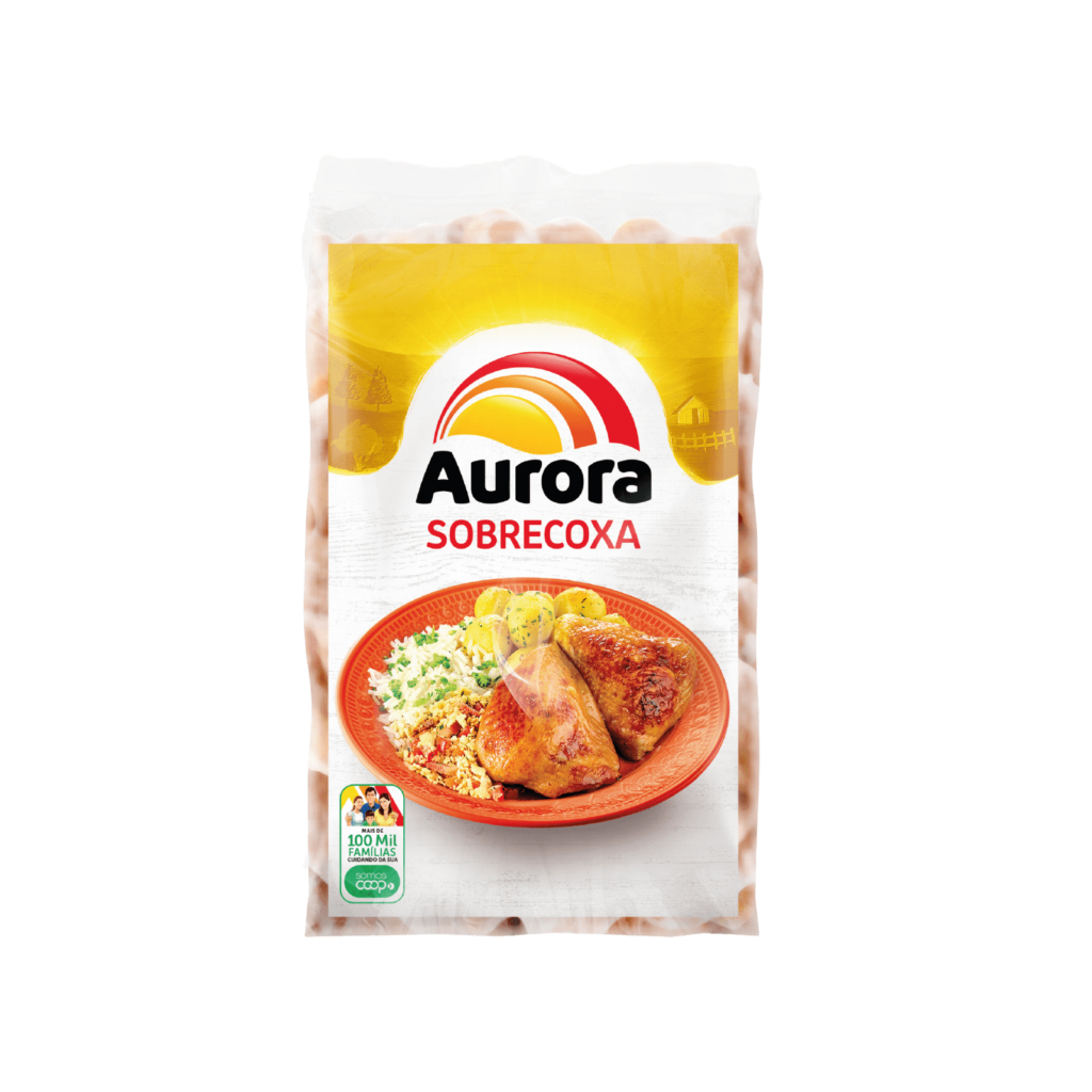 Sobrecoxa Aurora 1kg Aurora a gente faz gosto tudo que você gosta