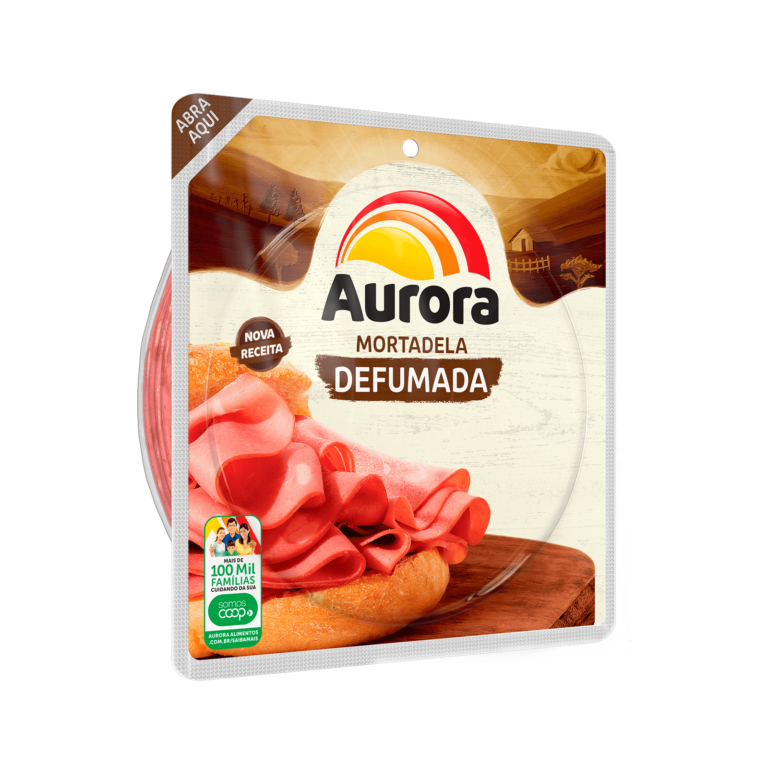 Mortadela Defumada Fatiada Aurora G Aurora A Gente Faz Gosto